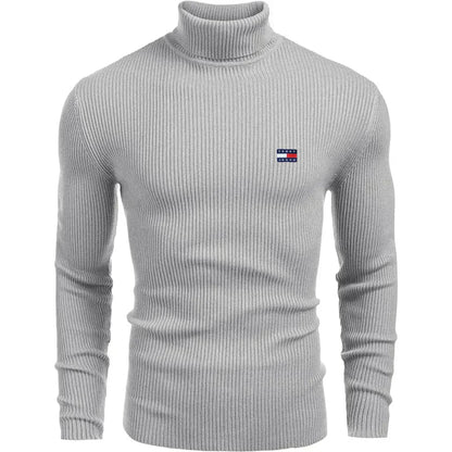 TH Turtleneck Classic Knit Sweater Grey / S TH Turtleneck Classic Knit Sweater
