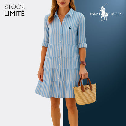 Striped Shirt Dress – R&L