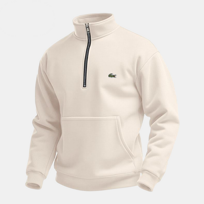 LC Half Zip Sweater Beige / S LC Half Zip Sweater